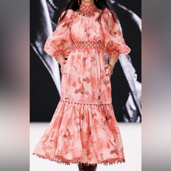 ZIMMERMANN CONCERT ROULEAU TRIM GOWN - Picture 10 of 11